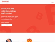 Tablet Screenshot of getboostify.com